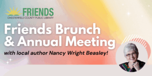 Banner for the 2025 Friends Brunch & Annual Meeting.